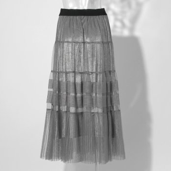 【COMING SOON】WLC チュール&times;サテンレイヤードスカート 詳細画像