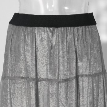 【COMING SOON】WLC チュール&times;サテンレイヤードスカート 詳細画像