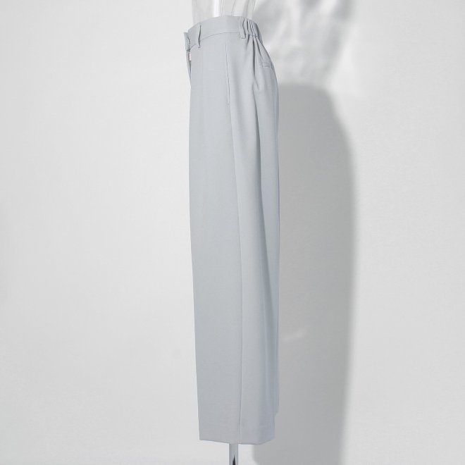 【COMING SOON】WL ツイルストレッチワイド パンツ 詳細画像 ライトグレー 2