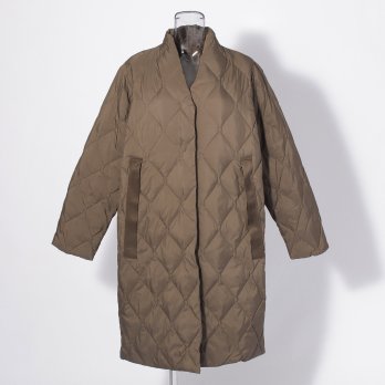 【COMING SOON】WL グロスナイロンカルマネックダウン コート 詳細画像