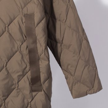 【COMING SOON】WL グロスナイロンカルマネックダウン コート 詳細画像