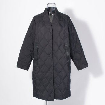【COMING SOON】WL グロスナイロンカルマネックダウン コート 詳細画像