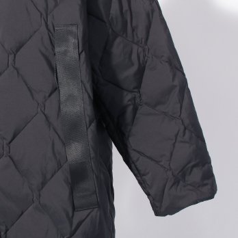 【COMING SOON】WL グロスナイロンカルマネックダウン コート 詳細画像