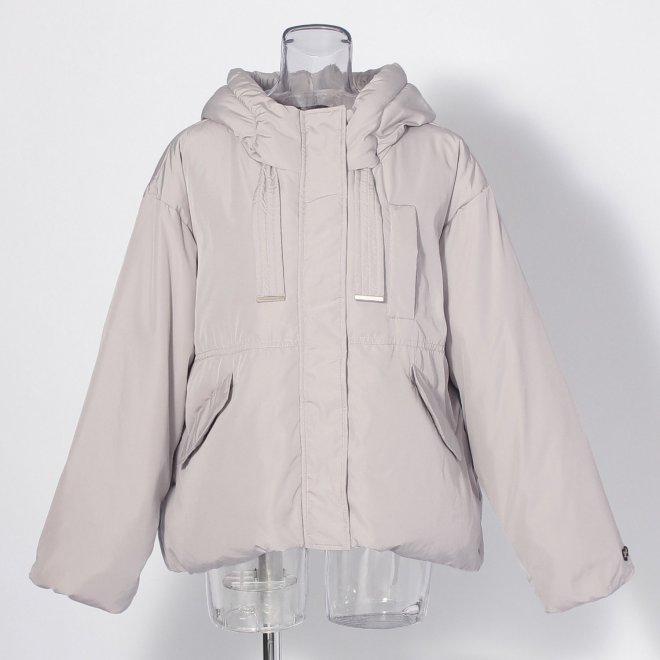 【COMING SOON】WLC ワークフードヨークピュアダウン コート 詳細画像 ライトグレー 1