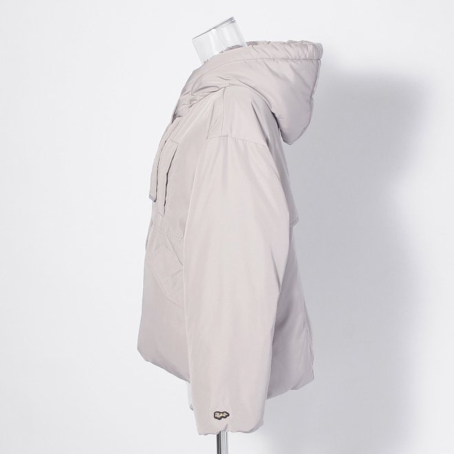 【COMING SOON】WLC ワークフードヨークピュアダウン コート 詳細画像 ライトグレー 2
