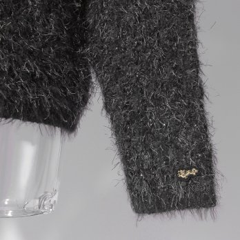 【COMING SOON】WLC ラメフラワーフェザーモールネップ プルオーバー 詳細画像