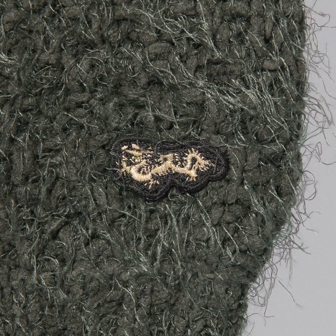 【COMING SOON】WLC バスケットモールスタンドネックニット 詳細画像 グレー 2