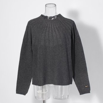 WLC ヤクウールホイップネックニット 詳細画像