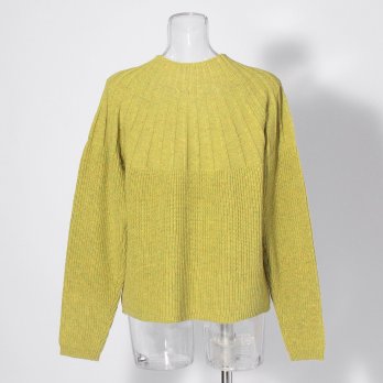 WLC ヤクウールホイップネックニット 詳細画像