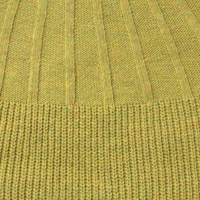 WLC ヤクウールホイップネックニット 詳細画像 イエロー 6