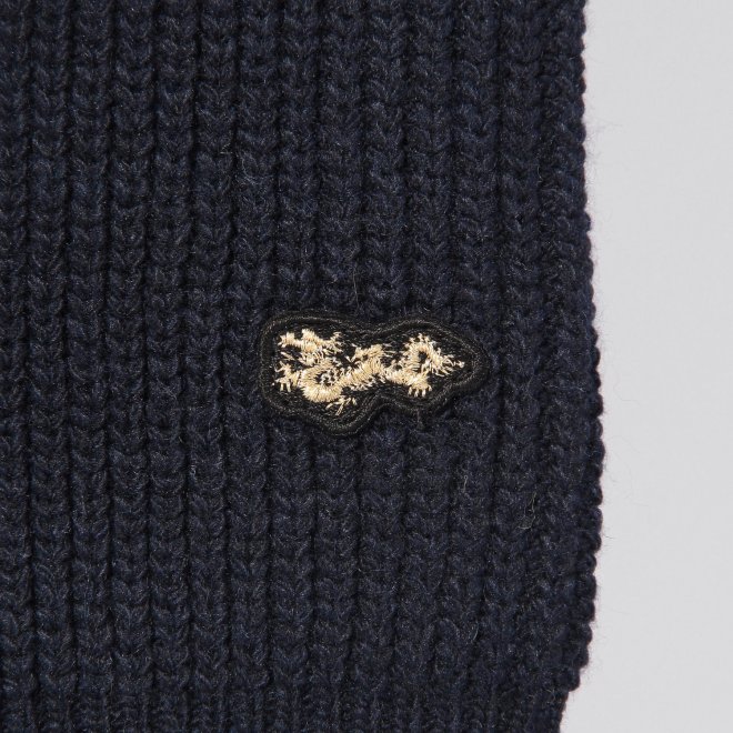 WLC ヤクウールホイップネックニット 詳細画像 ネイビー 2