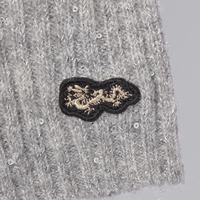 【COMING SOON】WLC スパンコールドルマンニット 詳細画像 ライトグレー 3