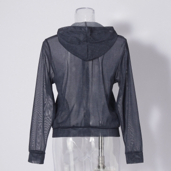 【COMING SOON】Sheer denim ブルゾン 詳細画像