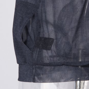 【COMING SOON】Sheer denim ブルゾン 詳細画像
