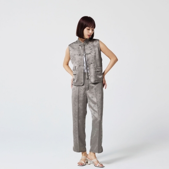 Panda satin パンツ
