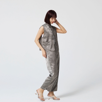 Panda satin パンツ 詳細画像