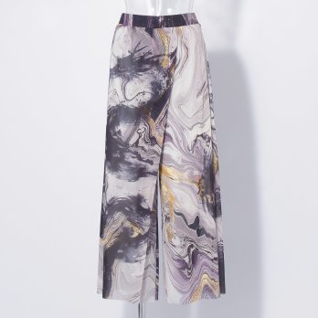 【COMING SOON】Marble dragon print パンツ
