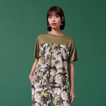 Hide＆Seek panda print Tシャツ