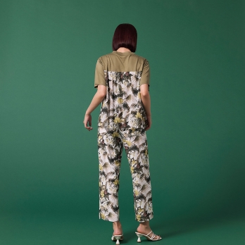 Hide＆Seek panda print Tシャツ 詳細画像