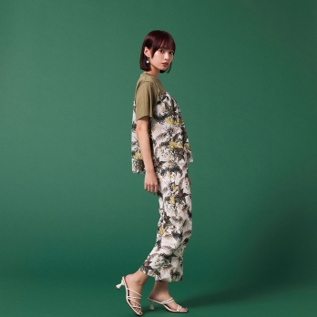 Hide＆Seek panda print Tシャツ 詳細画像