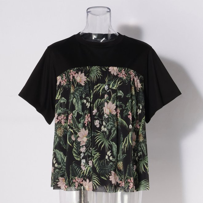 Hide＆Seek panda print Tシャツ 詳細画像 黒系マルチ 1