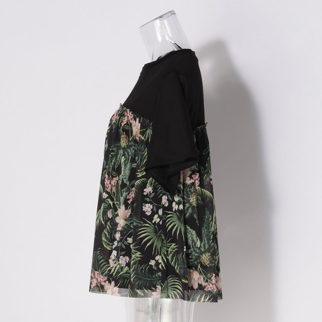 Hide＆Seek panda print Tシャツ 詳細画像 黒系マルチ 2