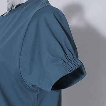 【COMING SOON】WLC Breeze Cotton ギャザースリーブ Tシャツ 詳細画像