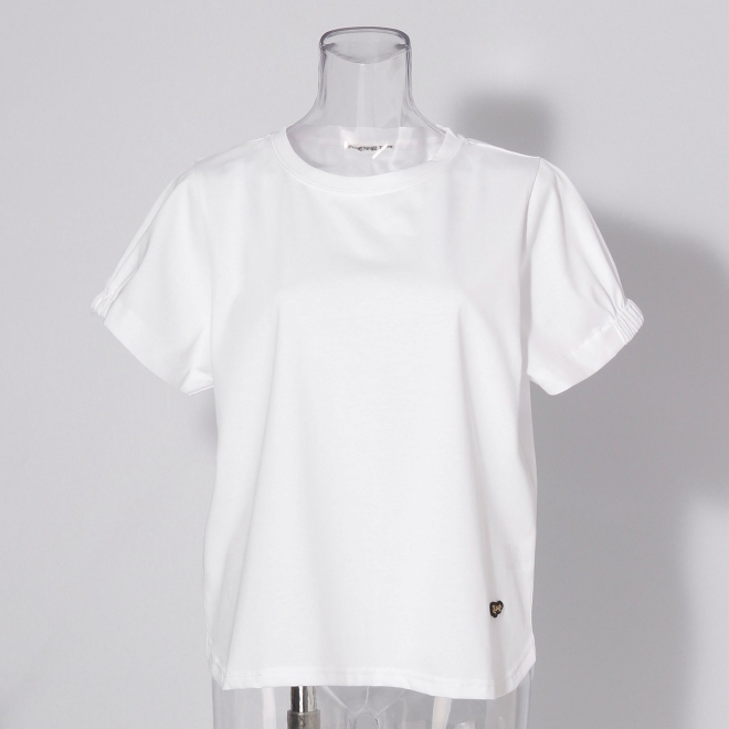 【COMING SOON】WLC Breeze Cotton ギャザースリーブ Tシャツ 詳細画像 ホワイト 1
