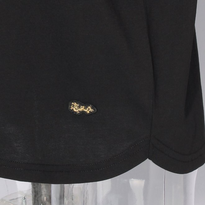 【COMING SOON】WLC Breeze Cotton ギャザースリーブ Tシャツ 詳細画像 ブラック 2