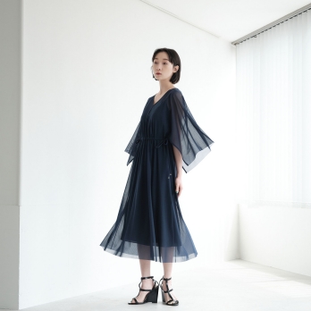 【接触冷感】Solid air net ドレス 詳細画像