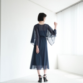【接触冷感】Solid air net ドレス 詳細画像
