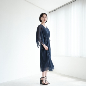 【接触冷感】Solid air net ドレス 詳細画像
