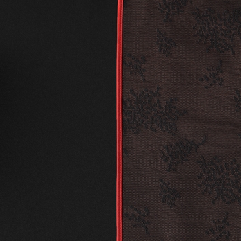 Flower embroidery on jacquard tulle ドレス 詳細画像