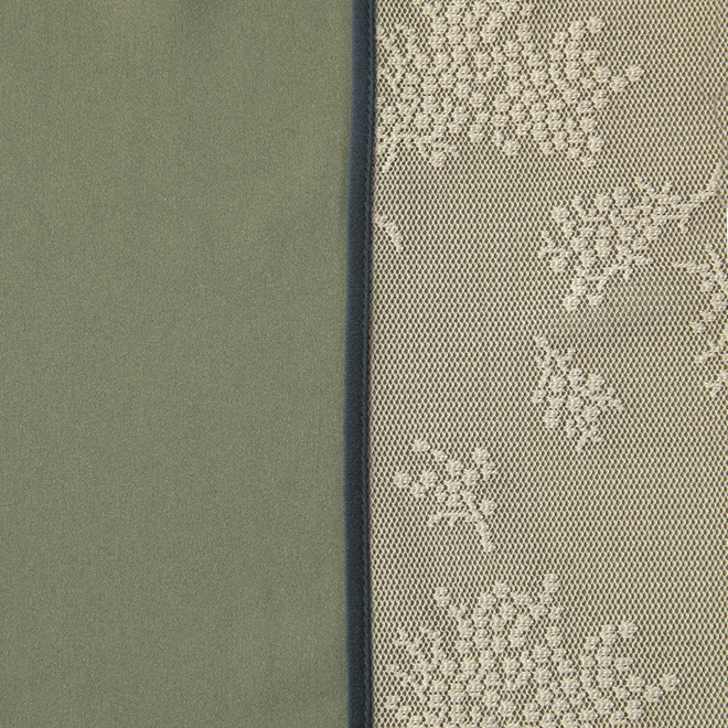 Flower embroidery on jacquard tulle ドレス 詳細画像 ベージュ 6