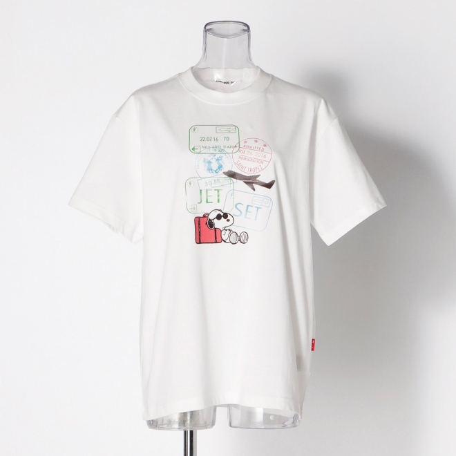 【COMING SOON】【 スヌーピー 】 Passport stamp Tシャツ 詳細画像 ホワイト 5