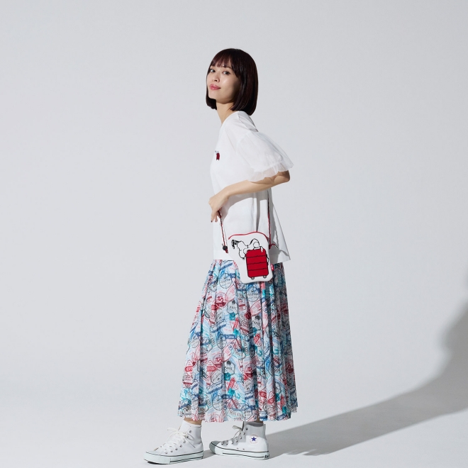 【COMING SOON】【 スヌーピー 】 Red suitcase Tシャツ 詳細画像 ホワイト 2