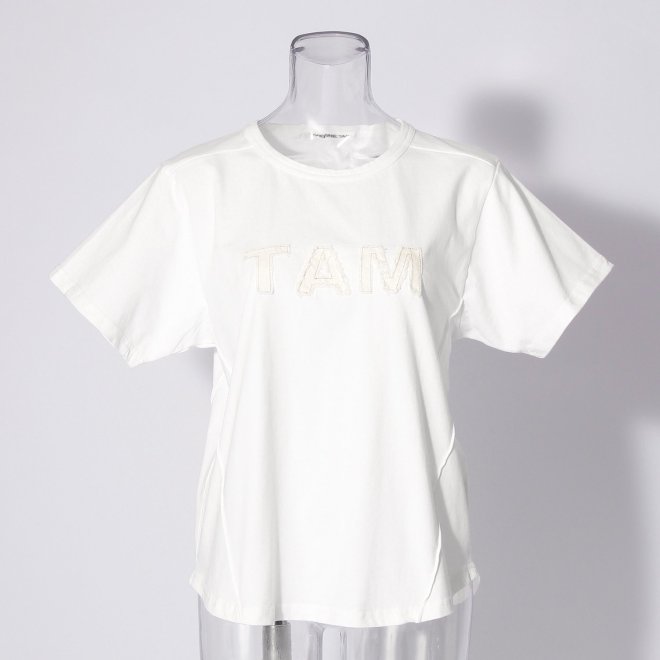 WLC パッチワークロゴ Tシャツ 詳細画像 ホワイト 1