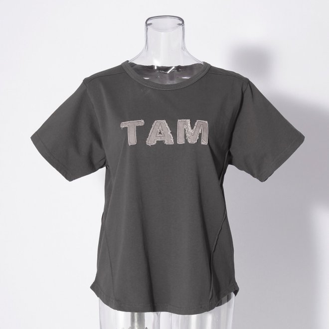 WLC パッチワークロゴ Tシャツ 詳細画像 グレー 1