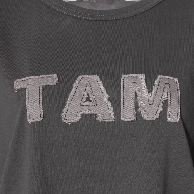 WLC パッチワークロゴ Tシャツ 詳細画像 グレー 4