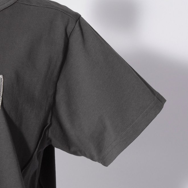 WLC パッチワークロゴ Tシャツ 詳細画像 グレー 5