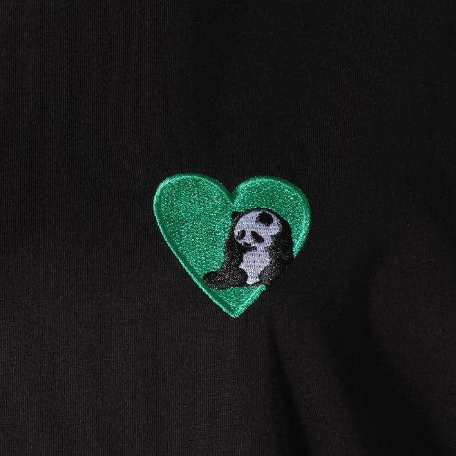 WLC ワンポイント刺繍 Tシャツ 詳細画像 黒系マルチ 4