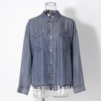 【COMING SOON】WLC バイオシルクラウンドヘム抜き衿シャツ