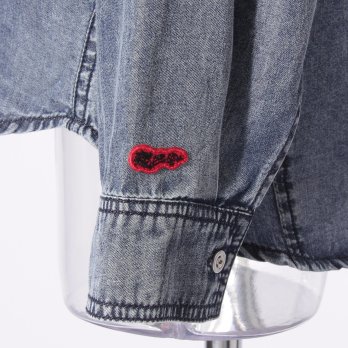 【COMING SOON】WLC バイオシルクラウンドヘム抜き衿シャツ 詳細画像