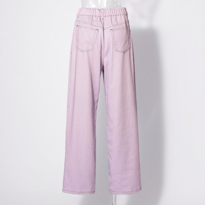 Color twill パンツ 詳細画像 パープル 3