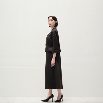 Semi-formal black ドレス 詳細画像