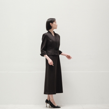 Semi-formal black ドレス 詳細画像