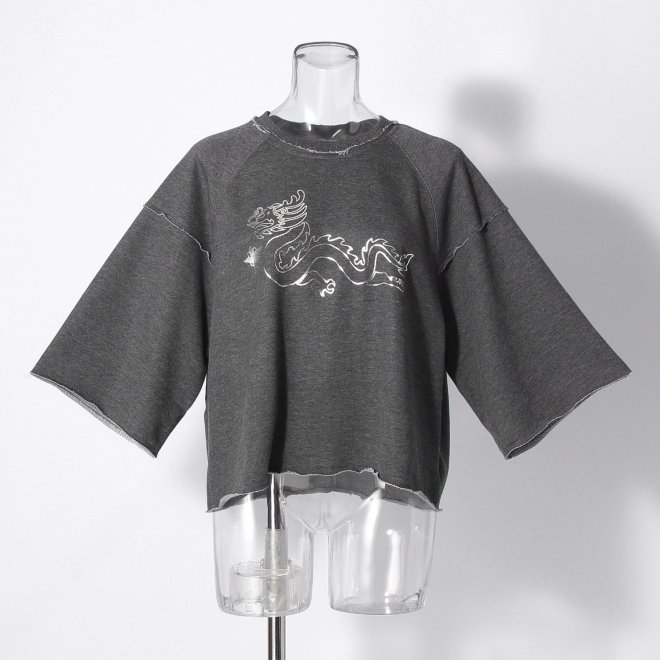 WLC ミニ裏毛ショート Tシャツ 詳細画像 グレー 1