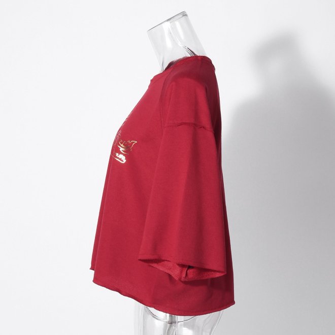 WLC ミニ裏毛ショート Tシャツ 詳細画像 レッド 2