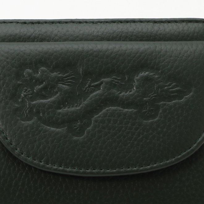Leather dragon emboss Wallet 詳細画像 グリーン 7