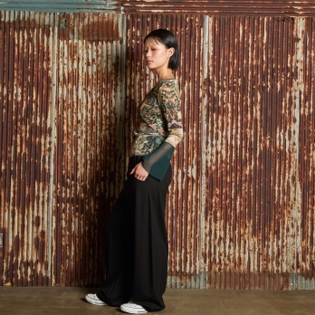 【COMING SOON】Buddha print net ブラウス 詳細画像